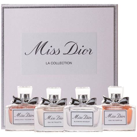 miss dior 4 piece mini set|miss dior cherie gift set.